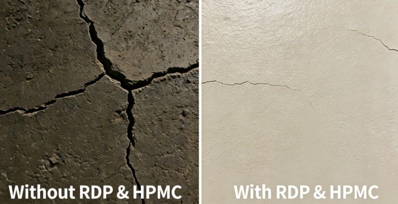 RDP & HPMC are key raw material additives in construction.