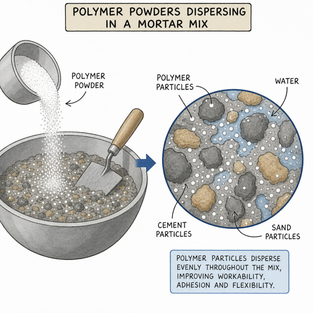 What Is RDP in Mortar? A Simple Breakdown of Polymer Powders and Their Job