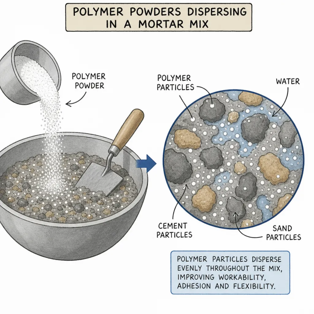 What Is RDP in Mortar? A Simple Breakdown of Polymer Powders and Their Job